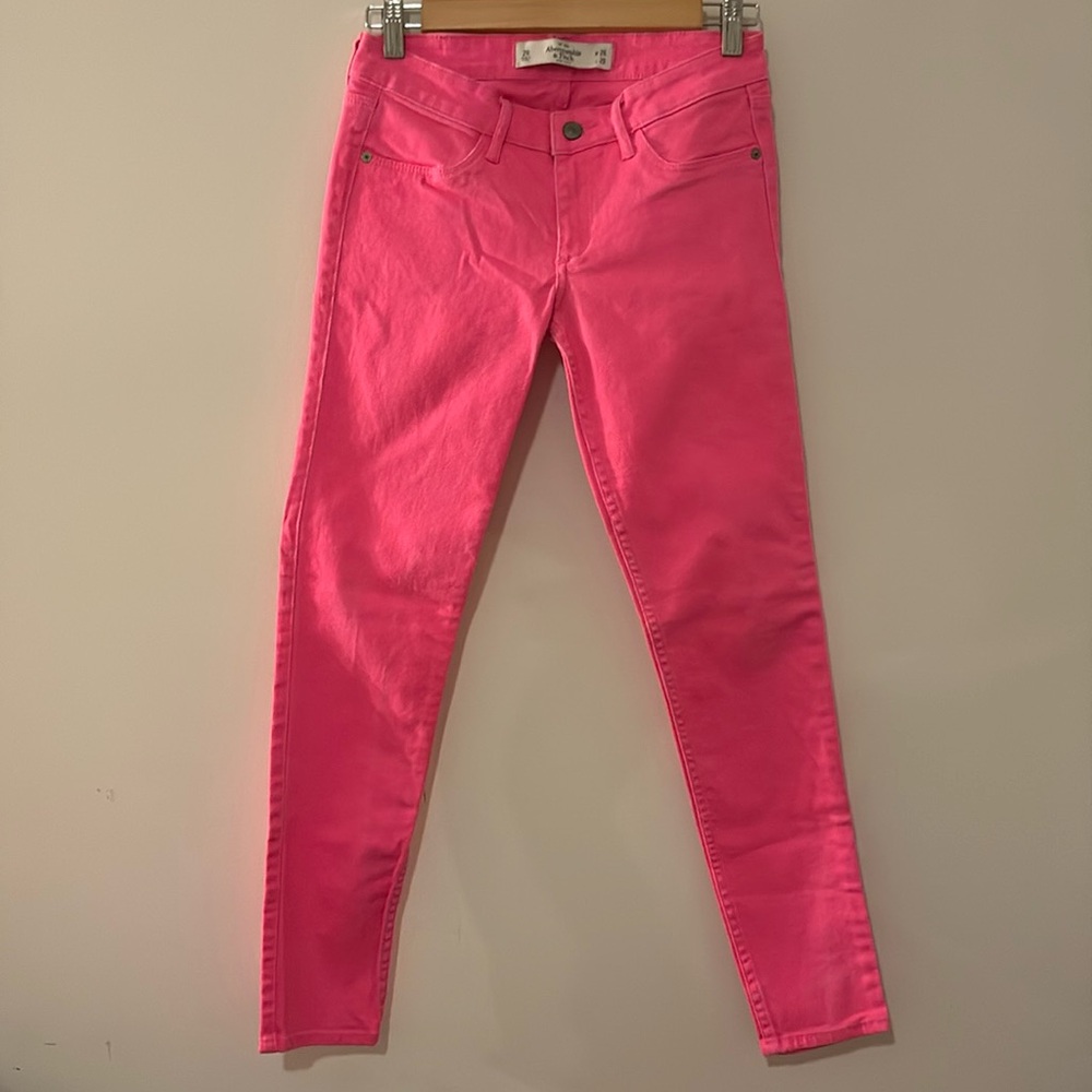 Pink Abercrombie & Fitch Jeans - Picture 2 of 3